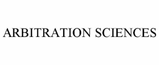 arbitration sciences