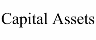capital assets