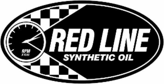 rpm x1000 red line synthetic oil