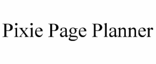 pixie page planner