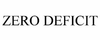 zero deficit