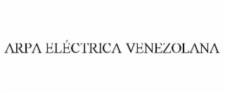 arpa elÉctrica venezolana