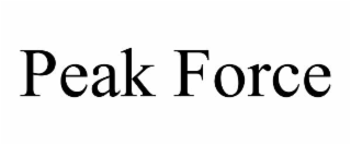 peak force