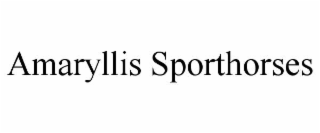 amaryllis sporthorses