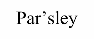 par’sley