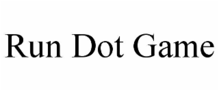run dot game