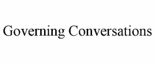 governing conversations