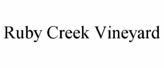 ruby creek vineyard