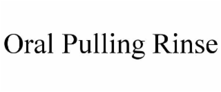 oral pulling rinse