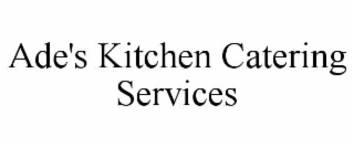 ade's kitchen catering services