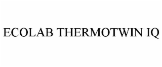 ecolab thermotwin iq