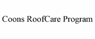coons roofcare program