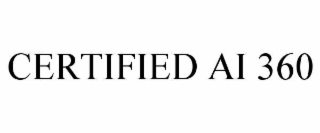 certified ai 360