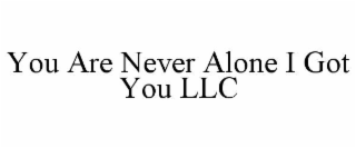 you are never alone i got you llc