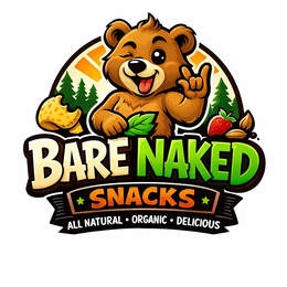 bare naked snacks all natural · organic · delicious
