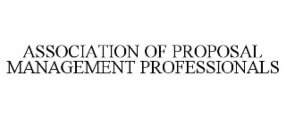 association of proposal management professionals