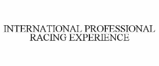 international professional racing experience