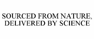 sourced from nature, delivered by science