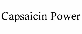 capsaicin power
