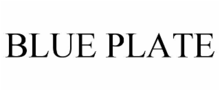 blue plate
