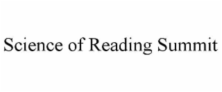 science of reading summit