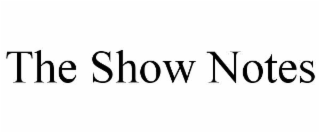 the show notes