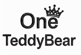 one teddy bear
