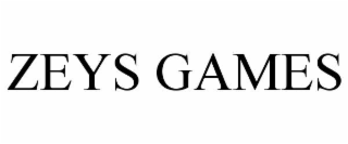 zeys games