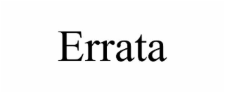 errata