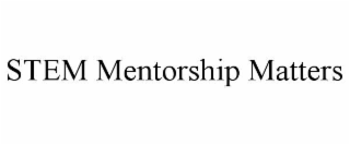 stem mentorship matters