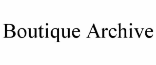 boutique archive