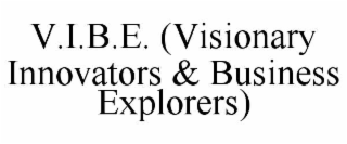 v.i.b.e. (visionary innovators & business explorers)