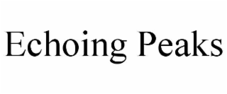 echoing peaks
