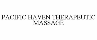 pacific haven therapeutic massage