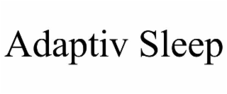 adaptiv sleep