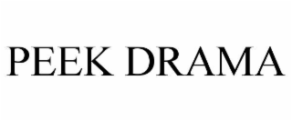 peek drama