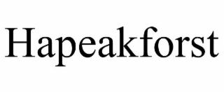 hapeakforst