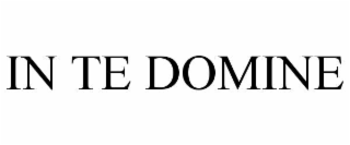 in te domine