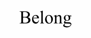 belong