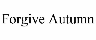 forgive autumn