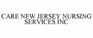 care new jersey nursing services inc