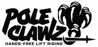 pole clawz hands-free lift riding