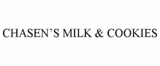 chasen’s milk & cookies