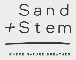 sand + stem where nature breathes