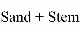 sand + stem