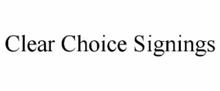 clear choice signings