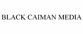 black caiman media