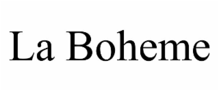 la boheme