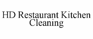 hd restaurant kitchen cleaning