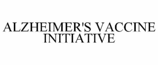 alzheimer's vaccine initiative